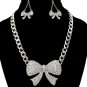 BOW TIE NECKLACE SET