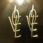 SILVER BIG LOVE EARRINGS