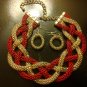 BRAIDED THICK MESH NECKLACE