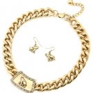 GOLD ELEPHANT NECKLACE SET
