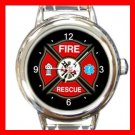 EMT Fire Fighter Italian Charm Wrist Watch 002