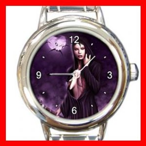 Gothic Witch Italian Charm Wrist Watch 021