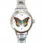 Butterfly Hobby Fun Italian Charm Wrist Watch 037