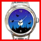 Halloween Graveyard Italian Charm Wrist Watch 052