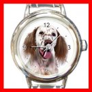 English Setter Dog Italian Charm Wrist Watch 058