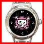 Pink Skull Hobby Italian Charm Wrist Watch 062