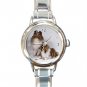 Shetland Sheepdog Dog Pet Italian Charm Wrist Watch 065