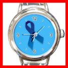 Blue Ribbon Italian Charm Wrist Watch 081
