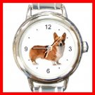 Welsh Corgi Dog Pet Animal Italian Charm Wrist Watch 106