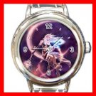 Purple Moon Fairy Italian Charm Wrist Watch 112