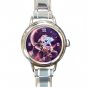 Purple Moon Fairy Italian Charm Wrist Watch 112
