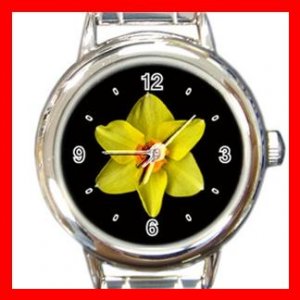Daffodil Yellow Flower Italian Charm Wrist Watch 115