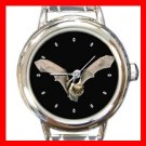 Bat Flying Italian Charm Wrist Watch 125