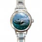 Great White Shark Italian Charm Wrist Watch 129