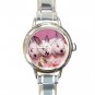 Rabbits Rabbit Animal Italian Charm Wrist Watch 138