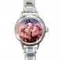 Lovely Pig Animal Italian Charm Wrist Watch 139