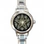 WICCA PENTACLE Round Italian Charm Wrist Watch 144
