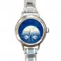 Gallery Swans Round Italian Charm Wrist Watch 159