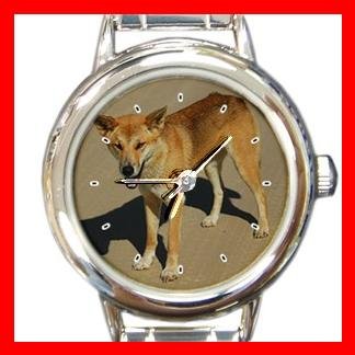 The Desert Dingo Australian Round Italian Charm Wrist Watch 171