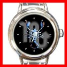 Zodiac Scorpio Round Italian Charm Wrist Watch 176