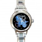Zodiac Capricorn Round Italian Charm Wrist Watch 188
