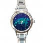 Sea Turtle Round Italian Charm Wrist Watch 194