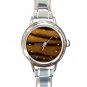 Tiger Skin Round Italian Charm Wrist Watch 198