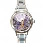 CELESTIAL Mermaid Moon Round Italian Charm Wrist Watch 201