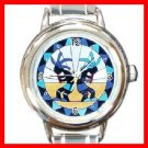 Kokopelli Kokopele Love Round Italian Charm Wrist Watch 214