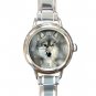 Grey Wolf Animal Round Italian Charm Wrist Watch 215