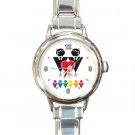 GAY PRIDE Sign SYMBOL Round Italian Charm Wrist Watch 222