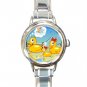 Rubber Duck Family Round Italian Charm Wrist Watch 228