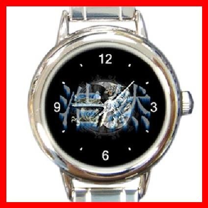 Tiger Dragon Yin Yang Round Italian Charm Wrist Watch 229