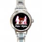 Poker Nights Round Italian Charm Wrist Watch 238
