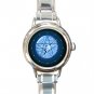 Blue Pentacle Round Italian Charm Wrist Watch 253
