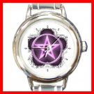 The Wiccan Rede Round Italian Charm Wrist Watch 255