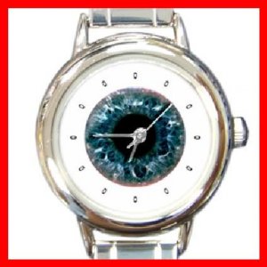 EYE ANATOMY Round Italian Charm Wrist Watch 268