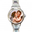Angel Kiss Round Italian Charm Wrist Watch 282