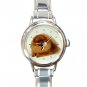 Cute POMERANIAN DOG Pet Round Italian Charm Wrist Watch 287