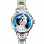 Shih Tzu DOG Pet Animal Round Italian Charm Wrist Watch 291
