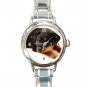 Rottweiler Puppy DOG Pet Animal Round Italian Charm Wrist Watch 306