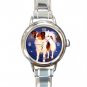 Papillon DOG Pet Animal Round Italian Charm Wrist Watch 320