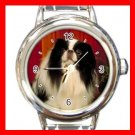 Japchin DOG Pet Animal Round Italian Charm Wrist Watch 333