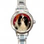 Japchin DOG Pet Animal Round Italian Charm Wrist Watch 333