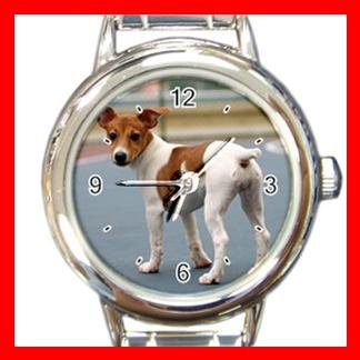 Jack Russell DOG Pet Animal Round Italian Charm Wrist Watch 336