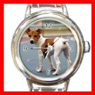 Jack Russell DOG Pet Animal Round Italian Charm Wrist Watch 336