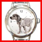 Great Dane DOG Pet Animal Round Italian Charm Wrist Watch 343