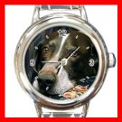 German Shorthair Pointer DOG Pet Round Italian Charm Wrist Watch 350