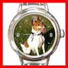 Fox Terrier DOG Pet Round Italian Charm Wrist Watch 353