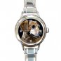 Dachshund Dog Pet Animal Round Italian Charm Wrist Watch 359